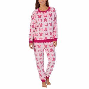Disney Pink Minnie Jogger Pajamas Size XL